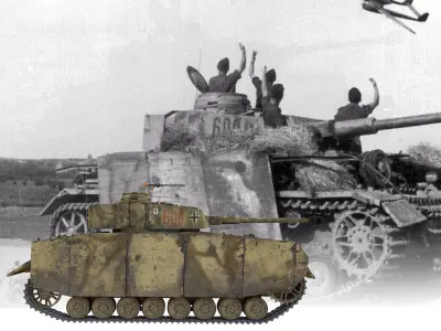 PzKpfw IV - Panzer 4 - Ausf H - 600 3D model