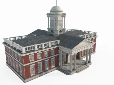 City Hall in the Steam Age Architecture 3D model
