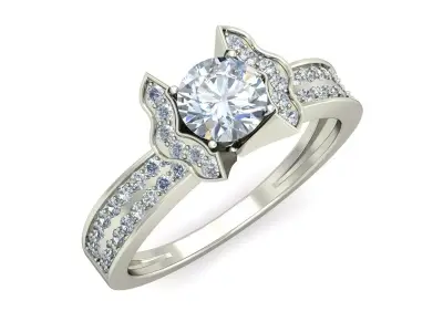 Wedding Ring  3D print model 146