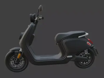 Electric Scooter 3D Model 3D model 6