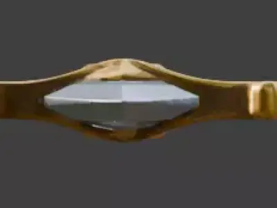 Stylized Fantasy Runic Sword 3D Model Low-poly 3D model