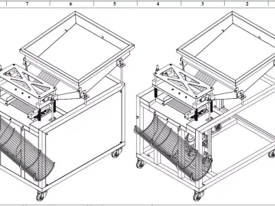 Quail Egg Shelling Machine SOLIDWORKS 2018 3D model