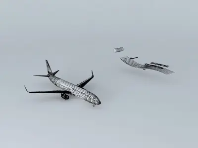 Palauan International Airways Boeing Paint Kit Free 3D model