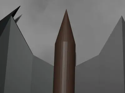 Battle Axe   Game Ready    Low Poly 3D Model  FREE Free low-poly 3D model