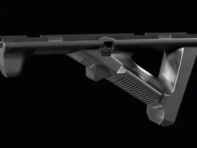 Tactical fore grip Magpul AFG 2 Low-poly 3D model