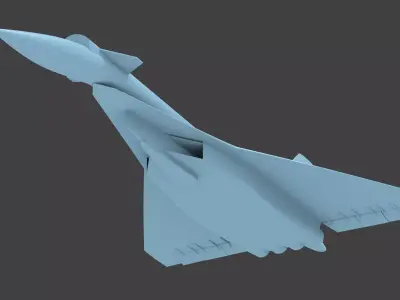 sukhoi t-4 3D print model