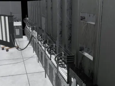 ENIAC first computer 3D model