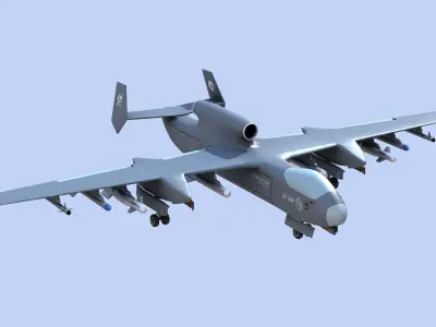 JiuTian SS-UAV 3D model