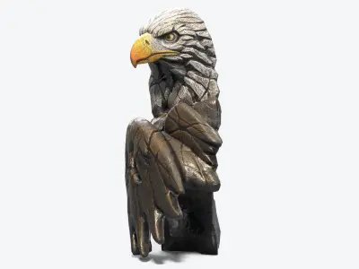 Eagle Bust Edge Decor Bust Low-poly 3D model