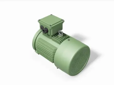 112M B14b IEC electric motor - 3D CAD model 3D model