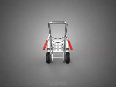 HAND TRUCK HANDTRUCK HANDCART BAG SACK BARROW TROLLEY BOX CART 2 3D model