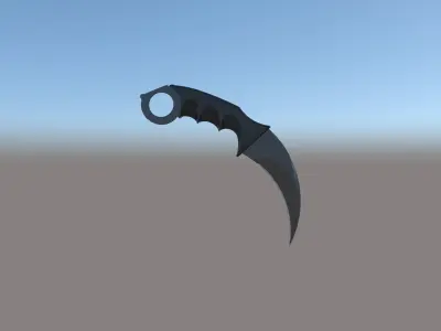 Intario ICK-Karambit-P4 Low-poly 3D model