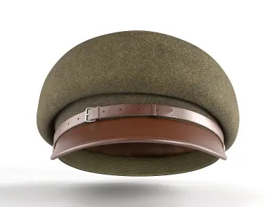 Officer Hat 3D model