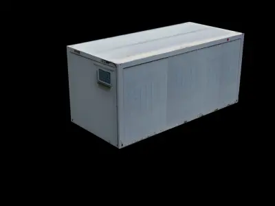 container storage Low-poly 3D model