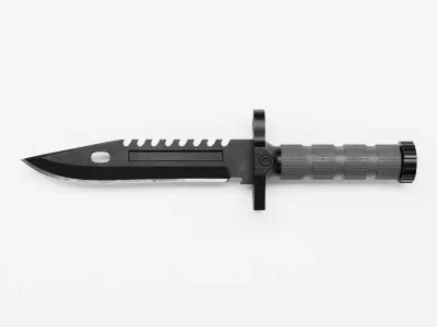 Tactical Knife Free 3D model purchase