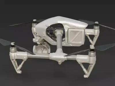 Realistic Professional Cinematic Drone 3D Model 3D Model Low-poly 3D model
