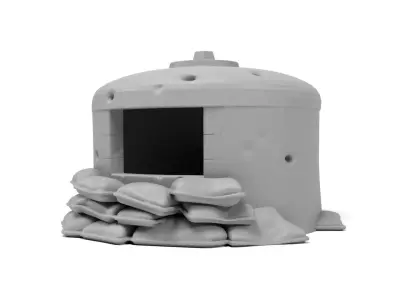 Bunker 3D print model