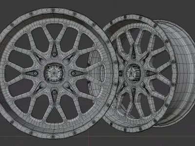 4 LUG MSA M45 Low-poly 3D model
