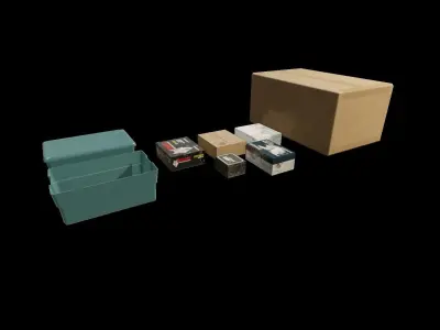 Ammo Reloading Workbench Free low-poly 3D model