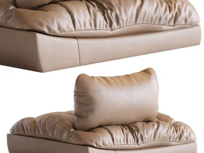 Milano Baxter Armchair 3D model