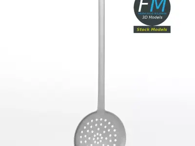 Skimmer stainless steel strainer 3D model