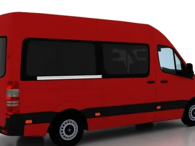 Mercedes Benz Sprinter L2H2 2015 Passenger EU 3D model