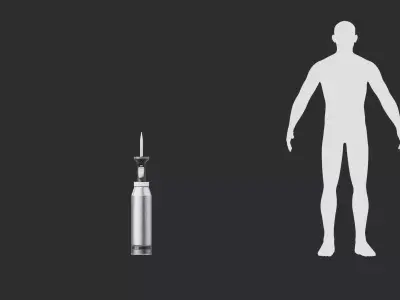 DM63 Round Shell 120MM Low-poly 3D model