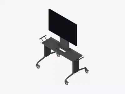 Media Stand - Simplicity Low-poly 3D model
