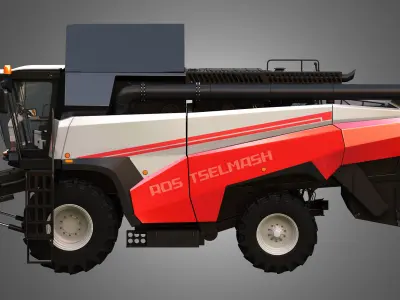 Rostselmash - RSM 161 Harvester Combine  3D model