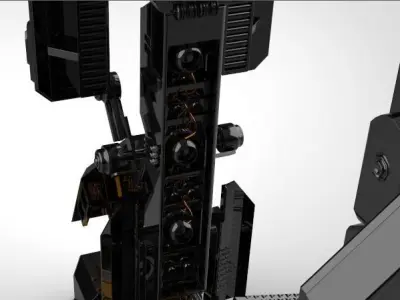 sci fi - Phase gate 3D model