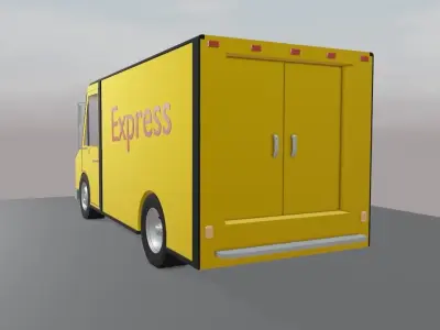 Delivery van 3D model