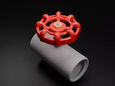 Manual Valve Free 3D model