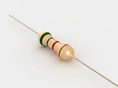 Resistor 3D model by 3dlattest