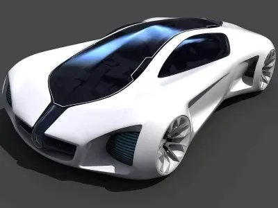 Mercdes Benz biome  Free low-poly 3D model