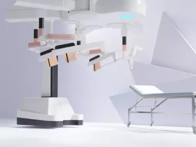 Da Vinci Surgical Robot 3D model