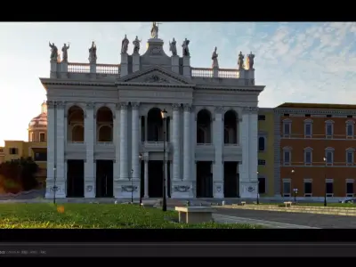 church square 3D model