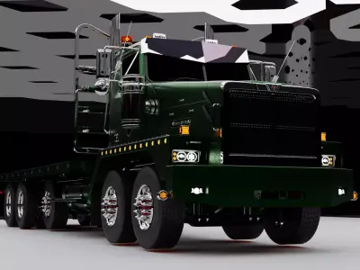 Western Star 6900 Low-poly 3D model