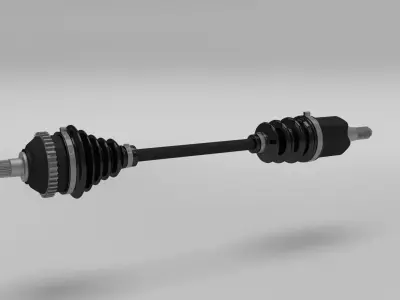 Half Axle 3D model