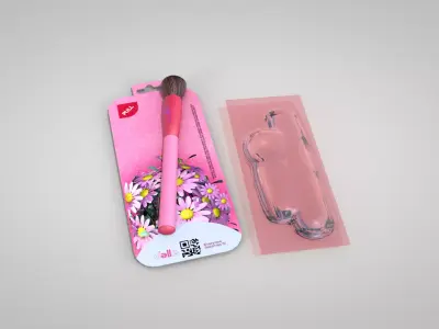 Card  02 Foundation Brush 3D model