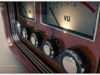 Old Time Radio 3D model