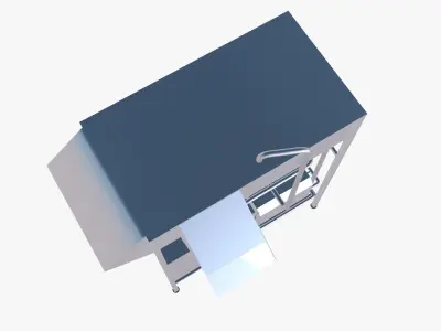Densio meter industrial pitter seed remover Low-poly 3D model