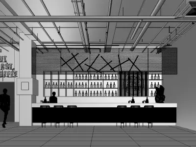 Industrial style 3D model purchase
