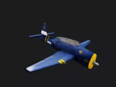 Grumman TBF Avenger 3D Model 3D model