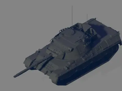 Leopard A1A1 3D model