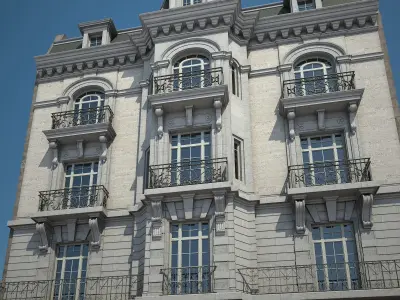 City Building 02 3D model