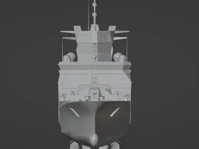 1-350 scale german F125-class Frigate 3D print model