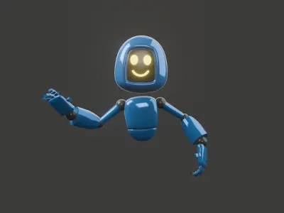 Flying Robot 3D model