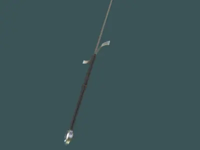 Albion Munich Medieval Sword PBR game ready Low-poly 3D model