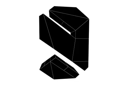 Sci-Fi Number 9 v1 002 Low-poly 3D model