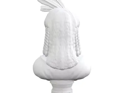 LAKOTA indian bust 3D print model